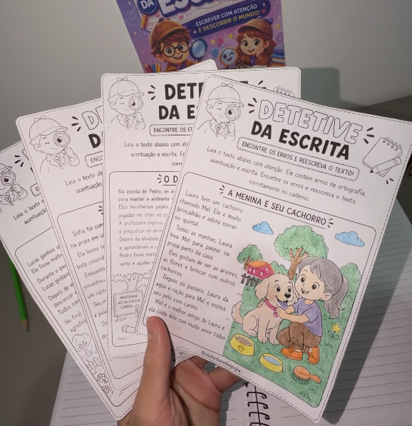 Missão Detetive da escrita