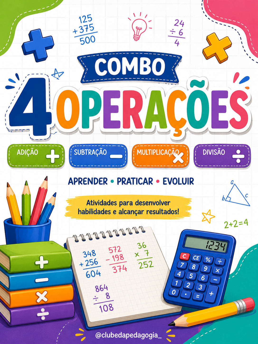Combo Quatro Operações