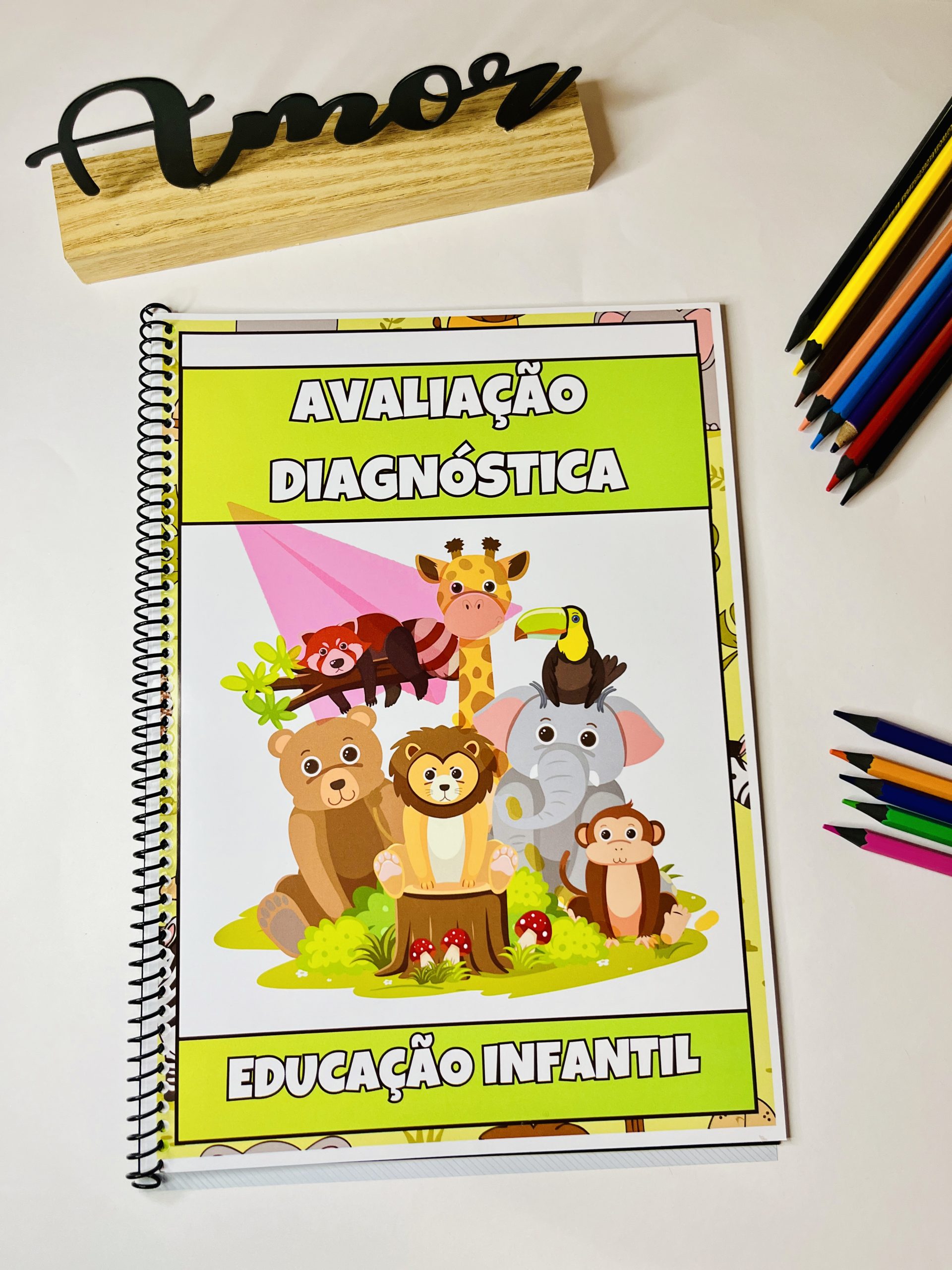 Avaliação Diagnósticas Português e Matemática tema Animais 1º