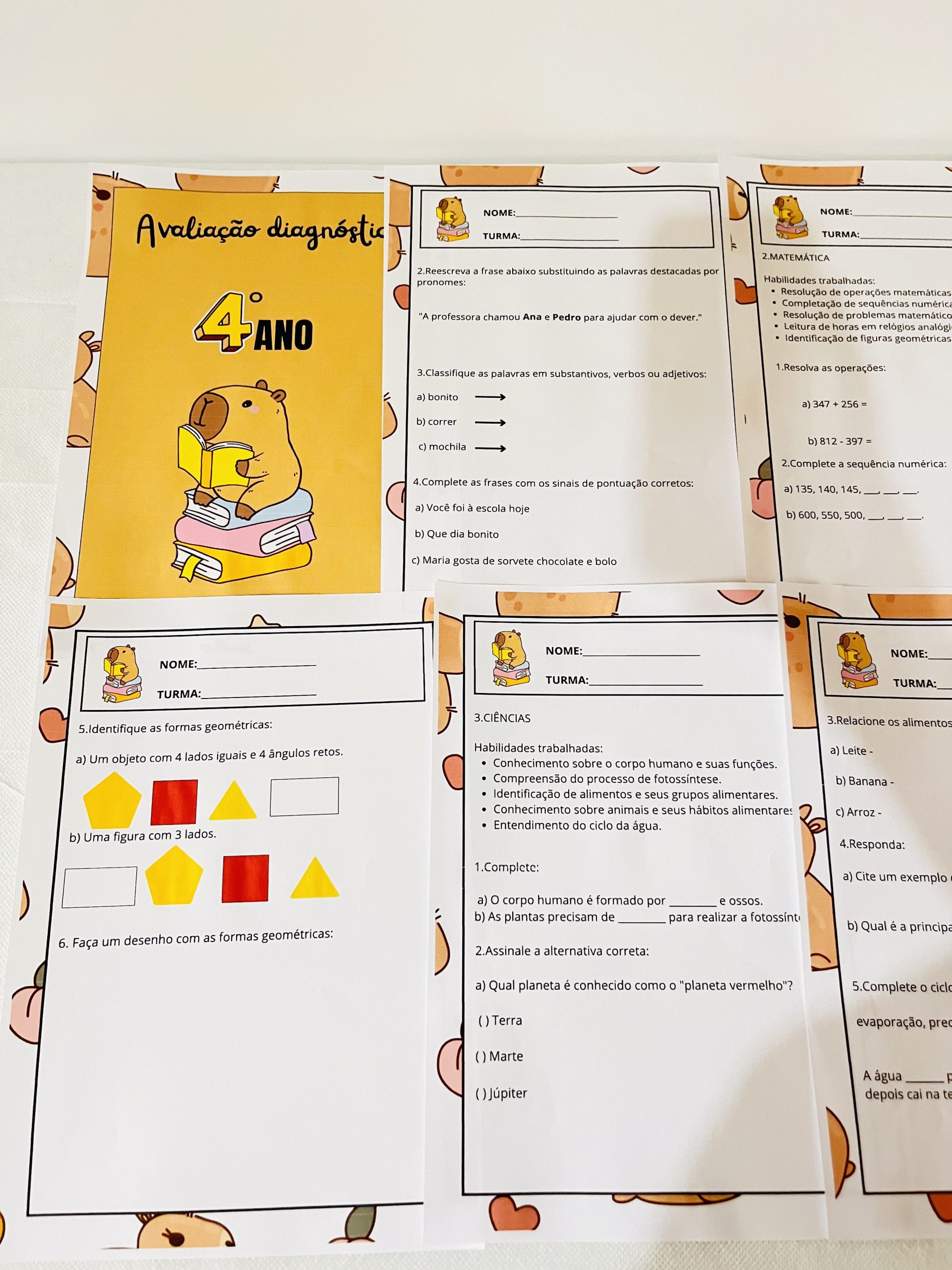 Avaliação Diagnóstica – 4º ANO