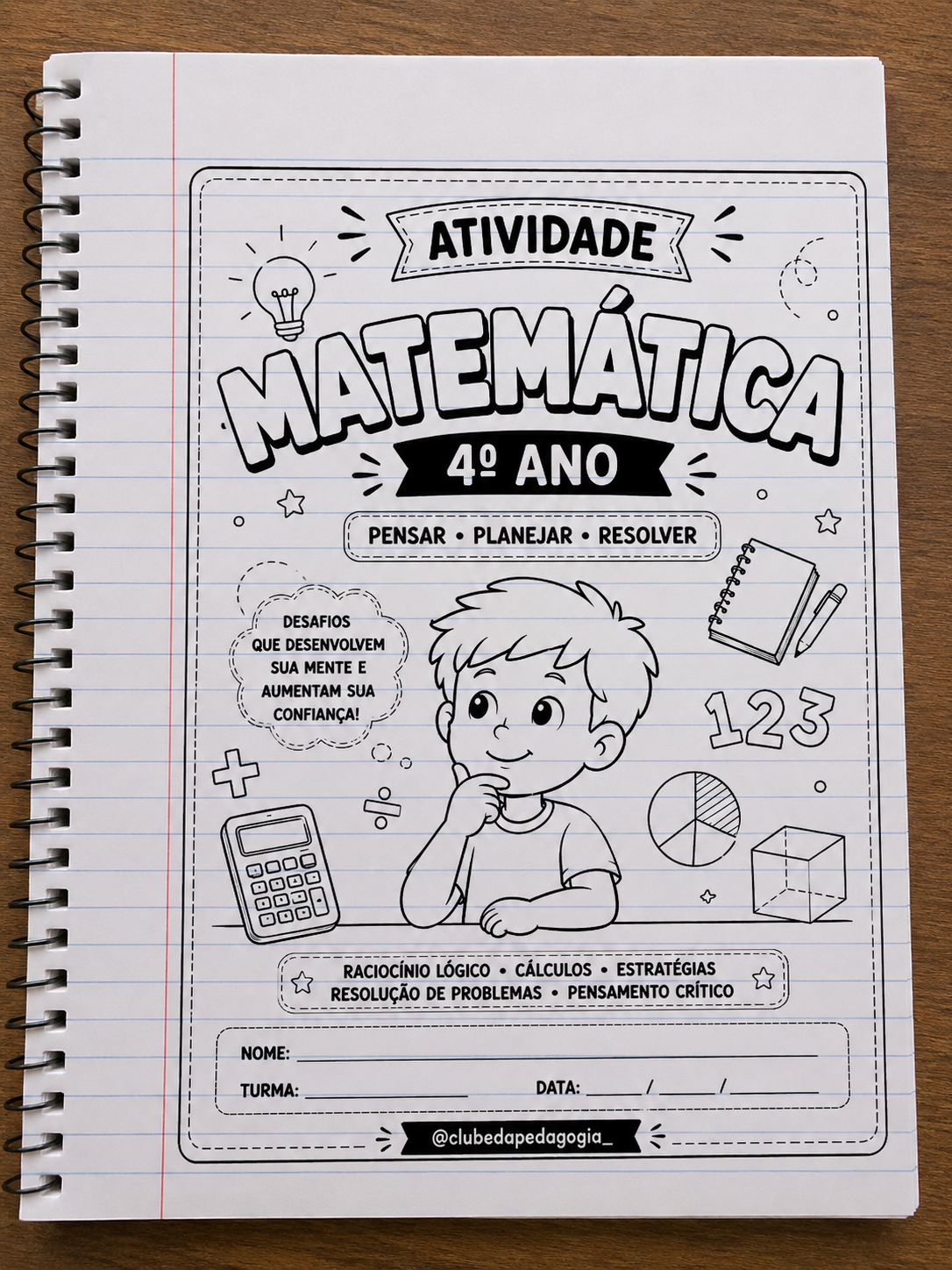 Atividade Matemática – 4º Ano