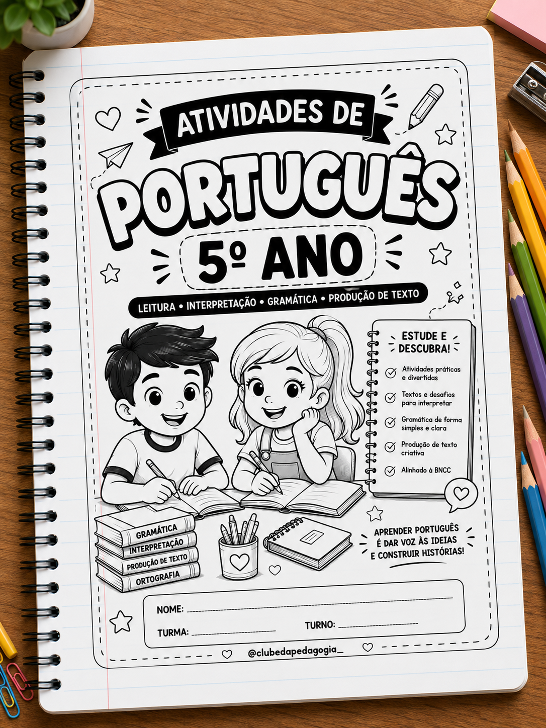 Atividades de Português – 5º Ano