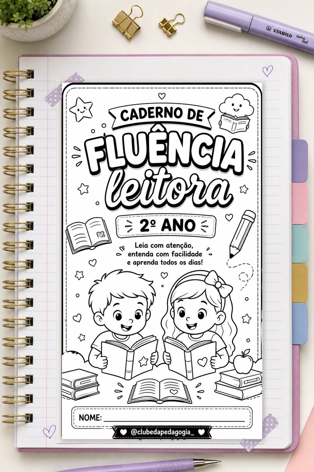 Caderno de Fluência Leitora
